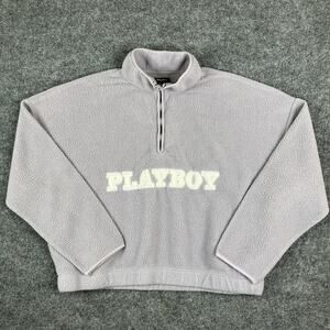 PLAYBOY Gray Cowl Neck Sweater